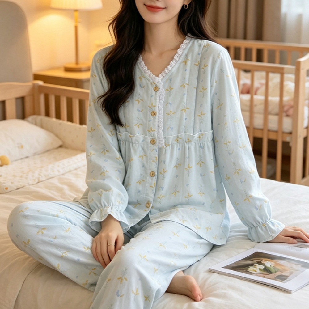 ชุดคลุมท้องผ้าฝ้าย เสื้อผ้าสำห - Maternity Wear บทวิจารณ์และราคา