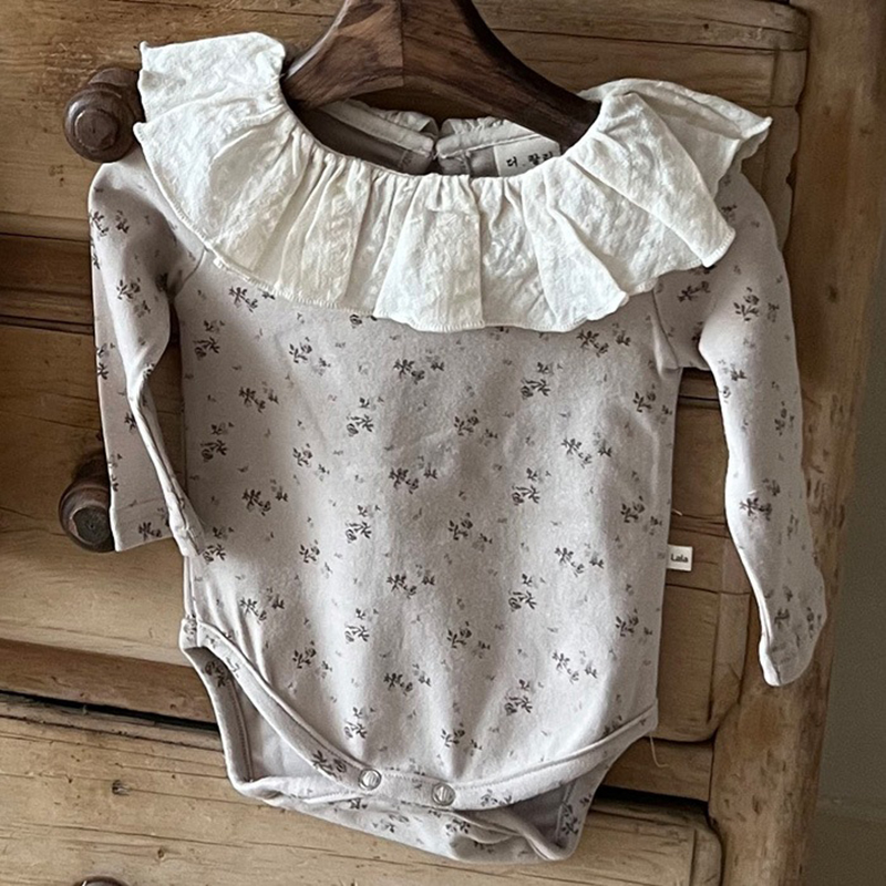 เสื้อผ้า HY23027สำหรับทารกแรกเ - Newborn Baby Girl Romper Floral บทวิจารณ์และราคา