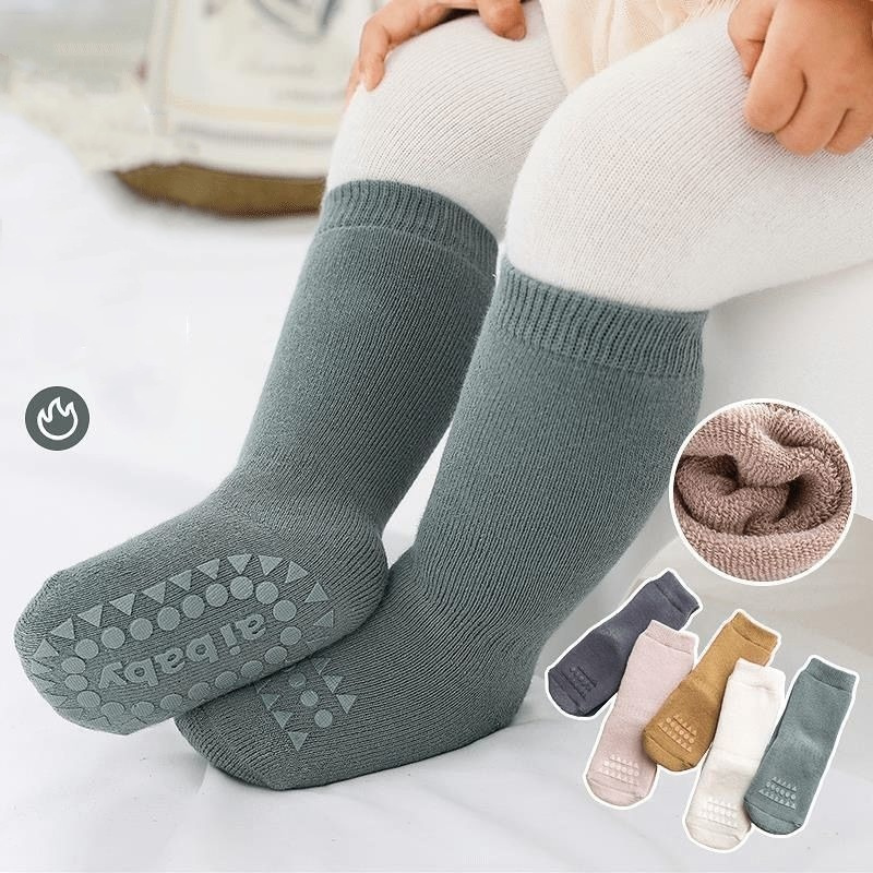 หนาเด็กถุงเท้าเด็กวัยหัดเดินเด - Unisex Baby Socks Non Slip บทวิจารณ์และราคา