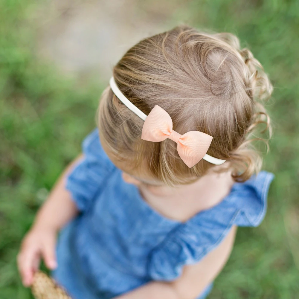 5 ชิ้น/เซ็ตสาวสีทึบ Bowknot สํ - Baby Gear บทวิจารณ์และราคา