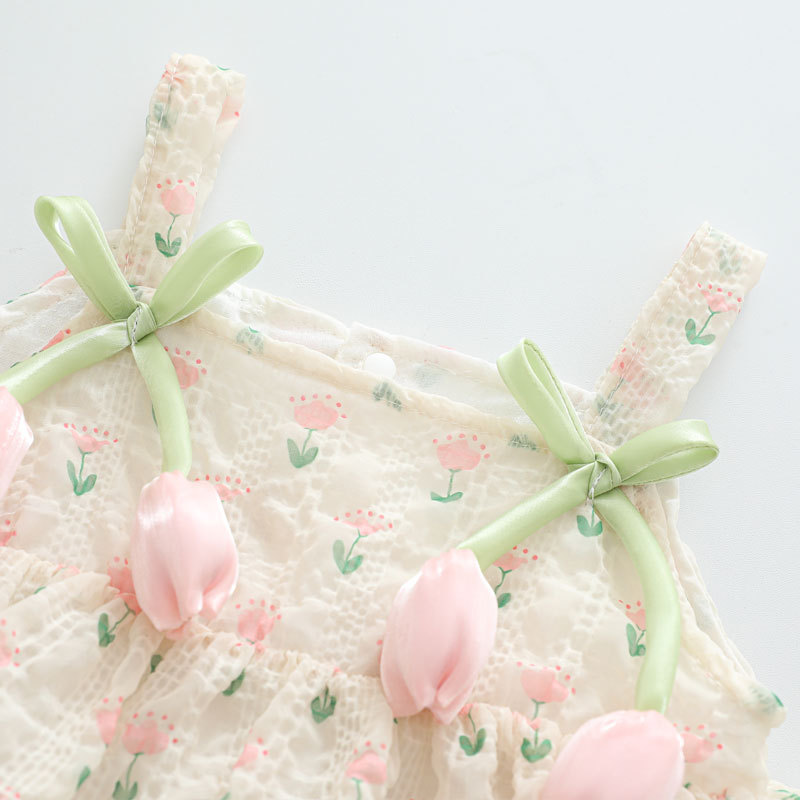 ชุดบอดี้สูทเด็กผู้หญิงลายดอกไม - Newborn Baby Girl Romper Floral บทวิจารณ์และราคา