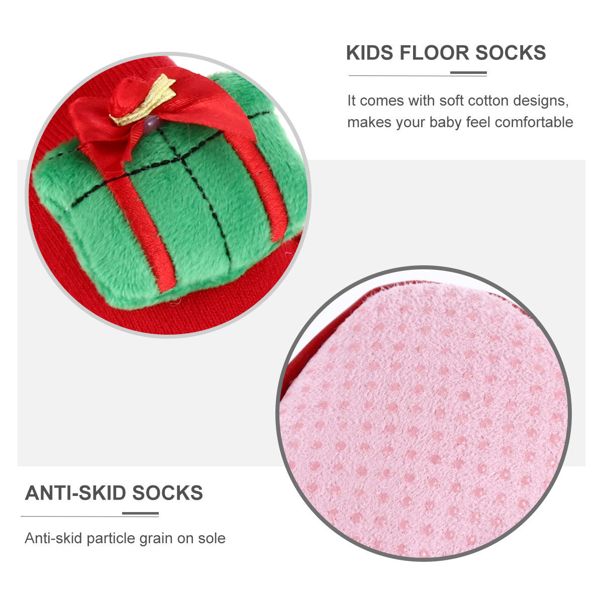 ถุงเท้าเด็กเล็กกันลื่น 1 คู่ ถ - Unisex Baby Socks Non Slip บทวิจารณ์และราคา
