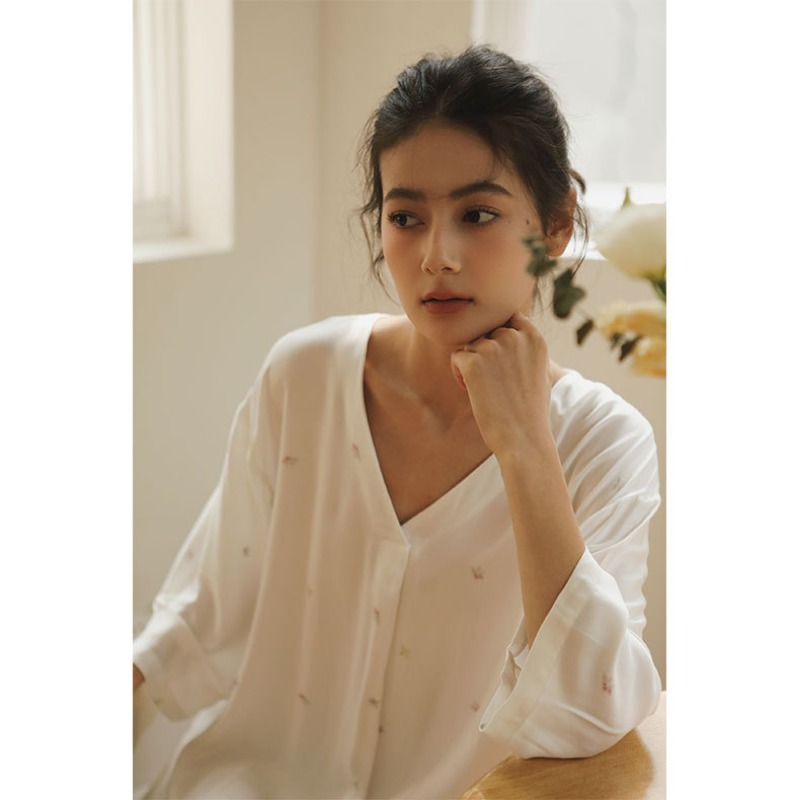 ชุดนอนผ้าวิสโคสเนื้อนุ่ม ระบาย - Maternity Wear บทวิจารณ์และราคา