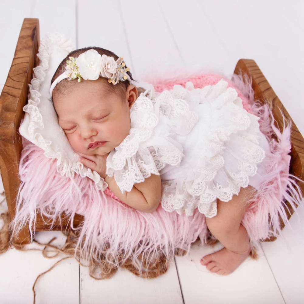 อุปกรณ์ประกอบฉากการถ่ายภาพทารก - Newborn Baby Girl Romper Floral บทวิจารณ์และราคา