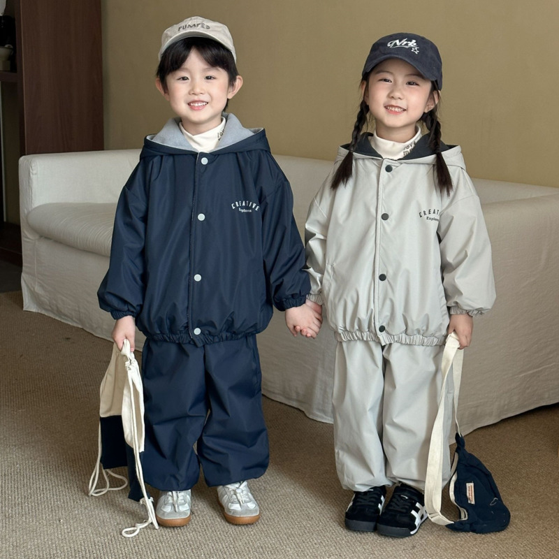 ชุดเสื้อฮู้ด 2 ชิ้น สำหรับเด็ก - Toddler Boy Winter Fleece Jacket บทวิจารณ์และราคา