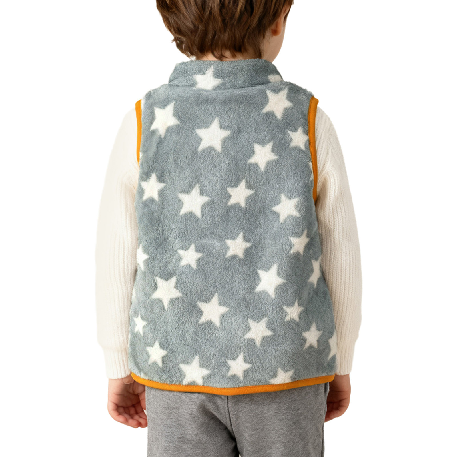 เสื้อกั๊กเด็กเล็ก ผ้าฟลีซ สำหร - Toddler Boy Winter Fleece Jacket บทวิจารณ์และราคา