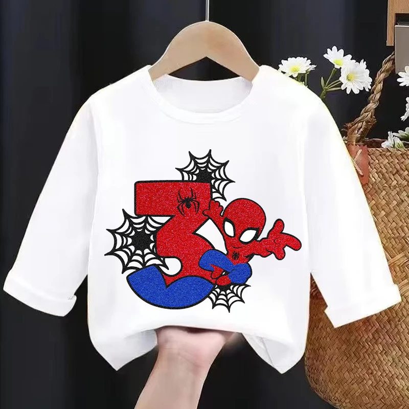 เสื้อยืดแขนยาวลายสไปเดอร์แมนสำ - Baby Clothes บทวิจารณ์และราคา