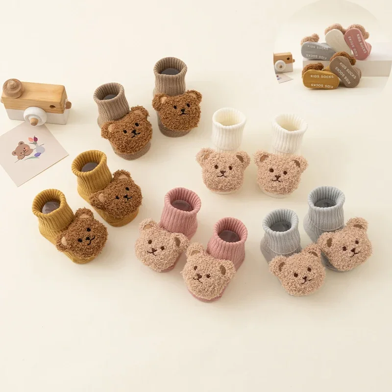 ถุงเท้าเด็กอบอุ่นลายการ์ตูนน่า - Unisex Baby Socks Non Slip บทวิจารณ์และราคา