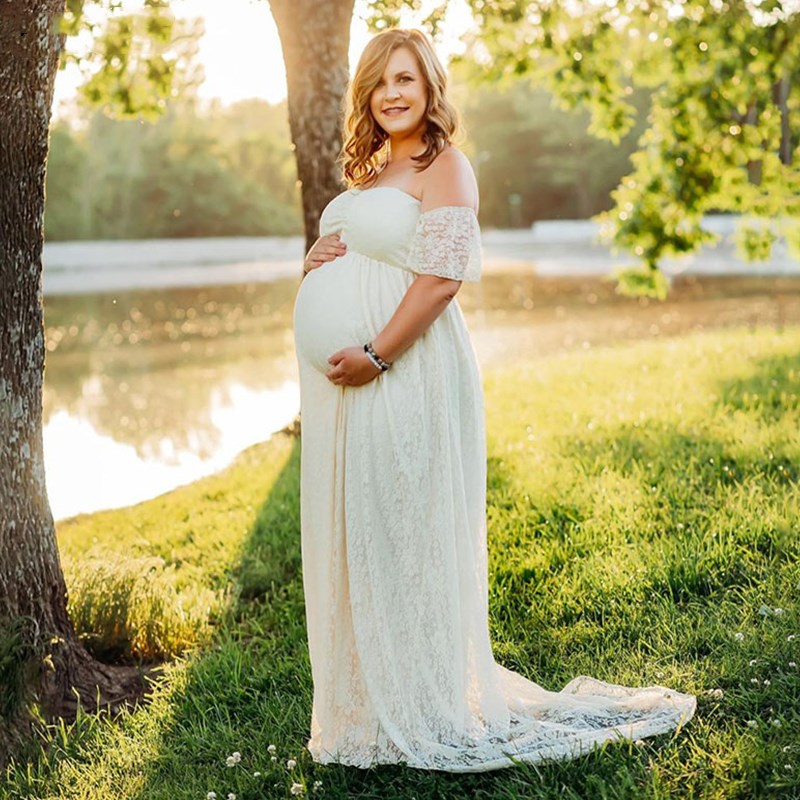 หญิงตั้งครรภ์ปิดไหล่ Ruffle แข - Maternity Wear บทวิจารณ์และราคา