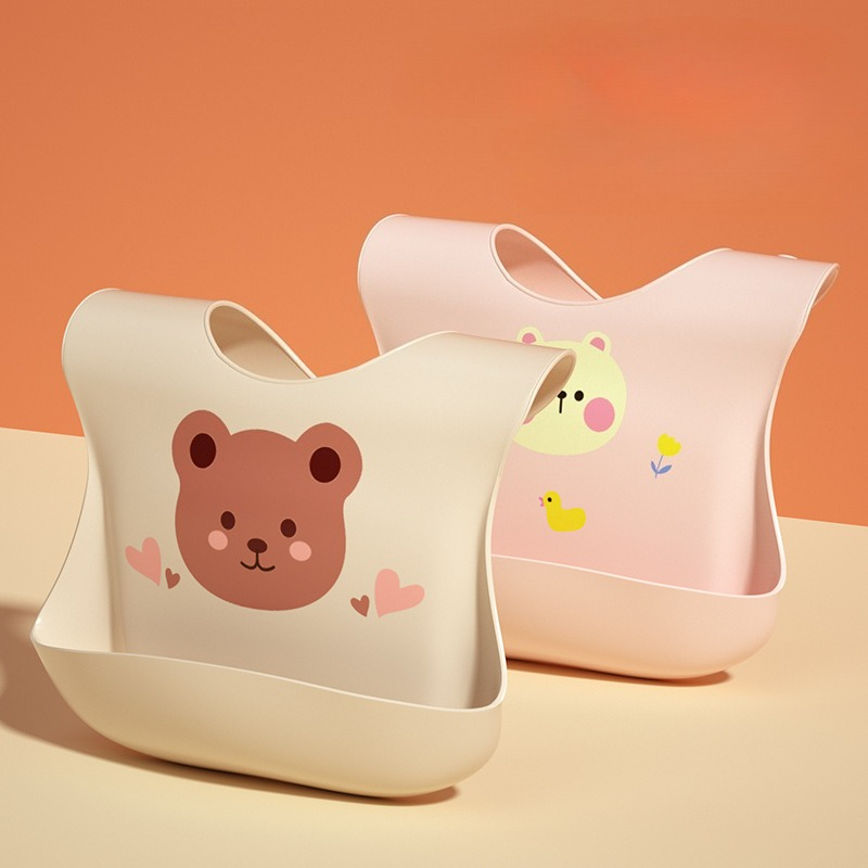 ผ้ากันเปื้อนเด็กกันน้ำ ผ้าซิลิ - Waterproof Baby Bibs Silicone บทวิจารณ์และราคา