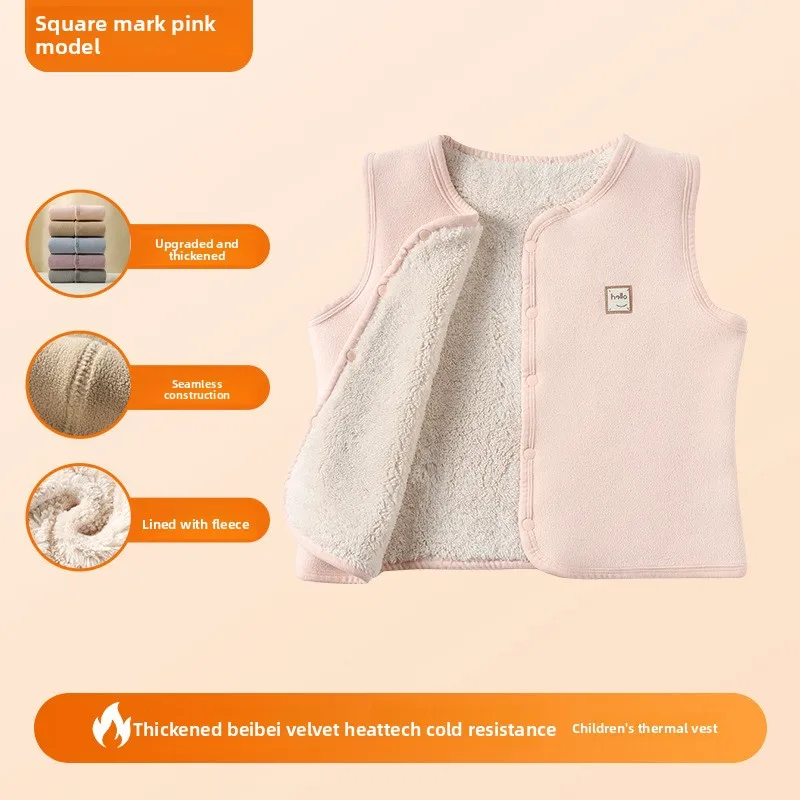 เสื้อกั๊กบุขนหนาอบอุ่นสำหรับเด - Toddler Boy Winter Fleece Jacket บทวิจารณ์และราคา