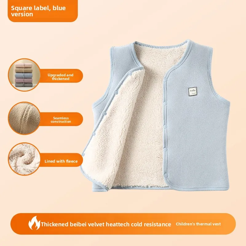 เสื้อกั๊กบุขนหนาอบอุ่นสำหรับเด - Toddler Boy Winter Fleece Jacket บทวิจารณ์และราคา