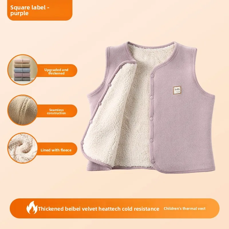 เสื้อกั๊กบุขนหนาอบอุ่นสำหรับเด - Toddler Boy Winter Fleece Jacket บทวิจารณ์และราคา