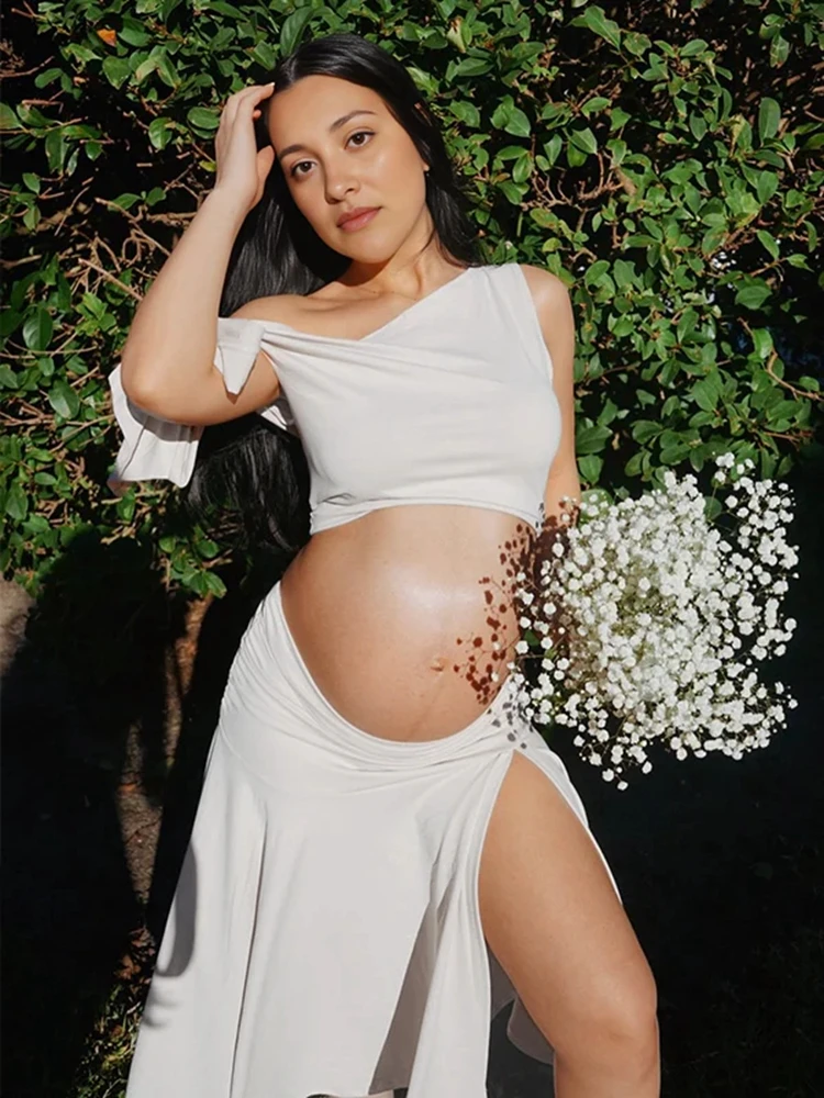 ชุดคลุมท้องแบบเปิดไหล่สำหรับถ่ - Maternity Wear บทวิจารณ์และราคา
